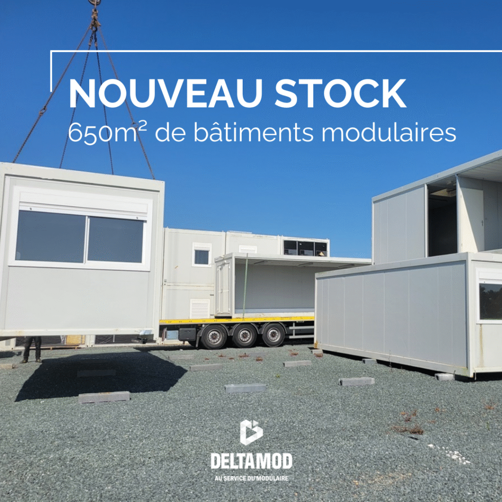 nouveau stock bâtiment modulaire d'occasion