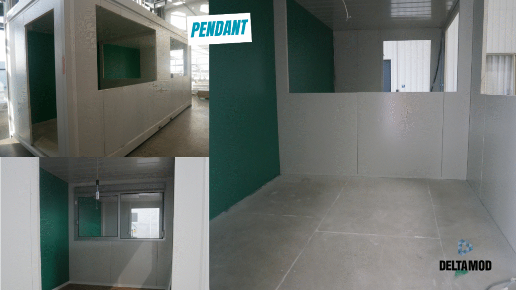 opération de travaux de reconditionnement des bungalows préfabriqués
