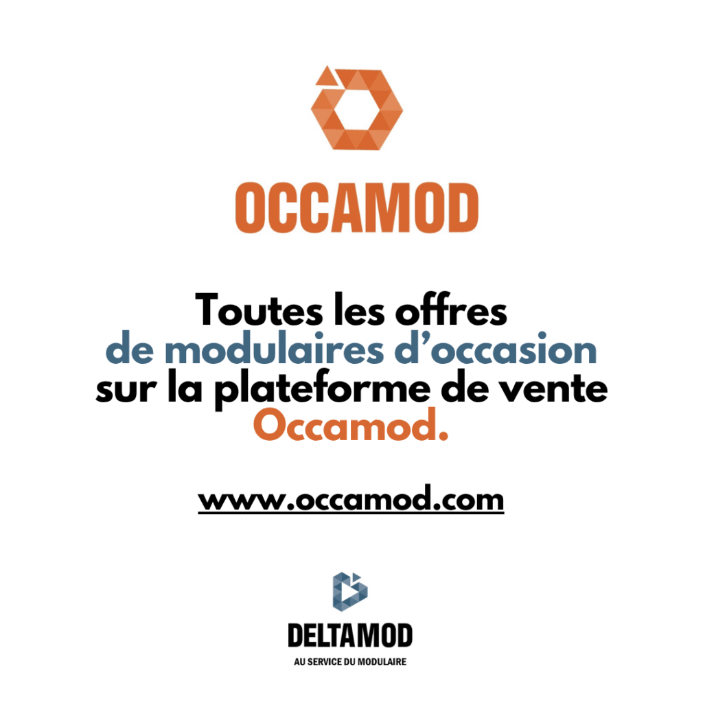 vente de préfabriqué modulaire d'occasion